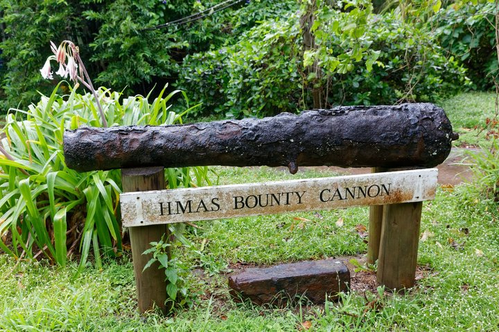 Kanone der HMS Bounty Kanone der HMS Bounty auf Pitcairn