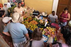 Marktstand auf Fogo