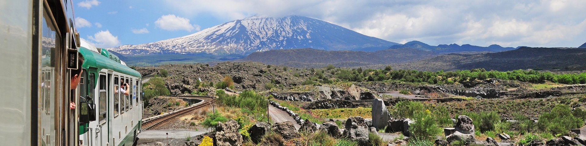 Schmalspurbahn auf Sizilien