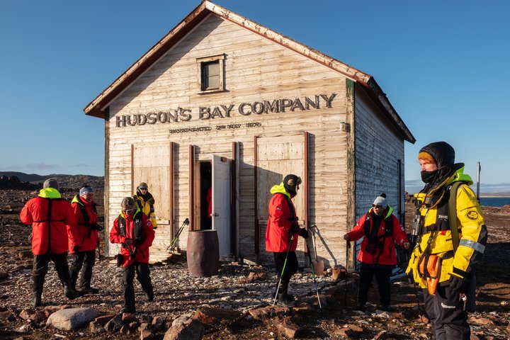 Alter Handelsposten in der kanadischen Arktis Alter Handelsposten in der kanadischen Arktis