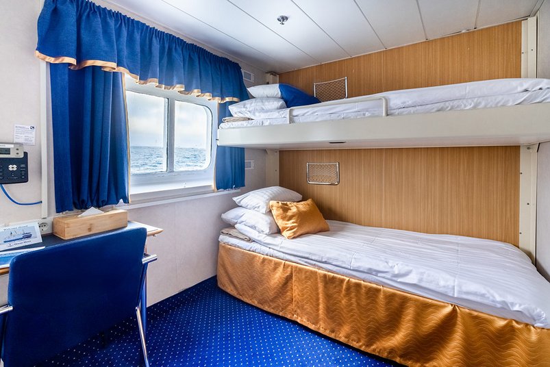 Classic Twin Kabine an Bord der Ocean Nova