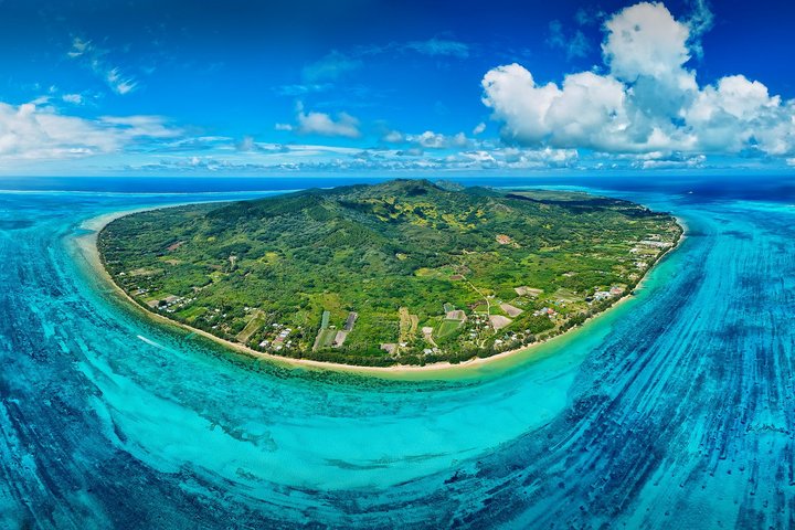 Luftaufnahme von Tubuai