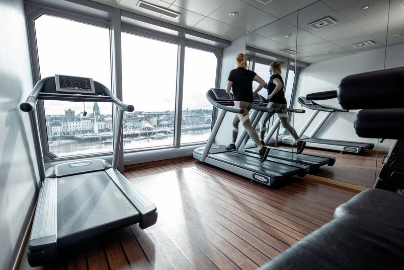 Gym auf MS Maud