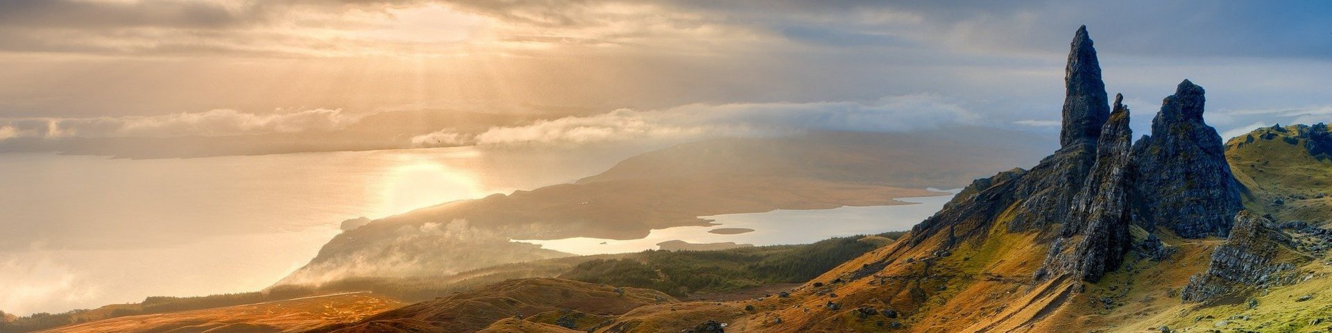 Die Isle of Skye vor der Küste Schottlands