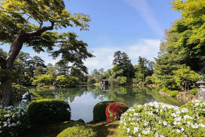 Gartenanlage in Kanazowa