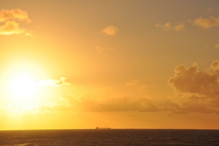 Sonnenuntergang auf dem Meer