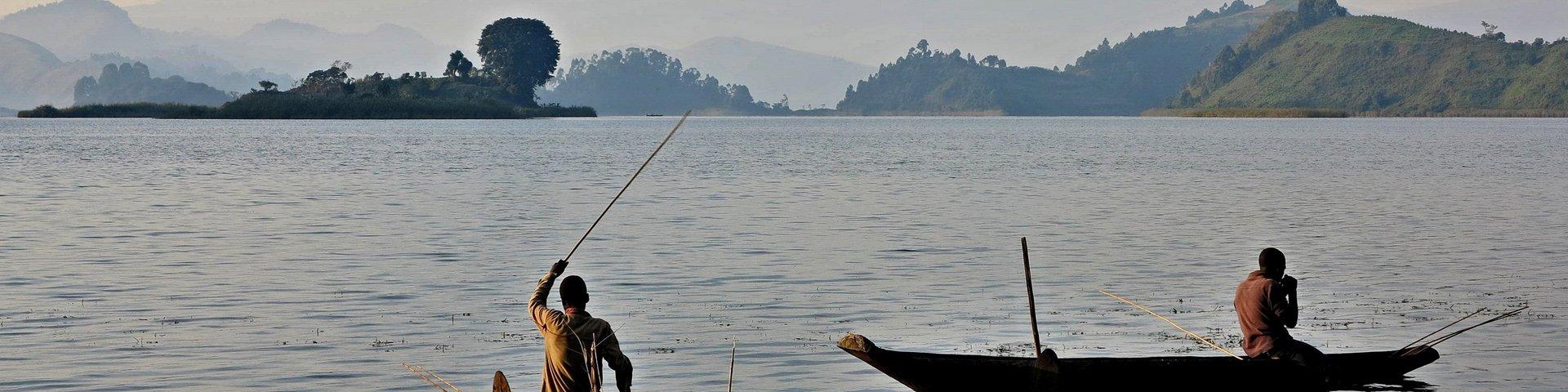 Fischer auf dem Kongo Fischer auf dem Kongo