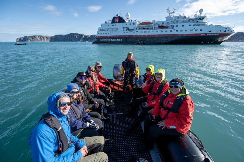 Zodiacfahrt von Bord der MS Spitsbergen aus