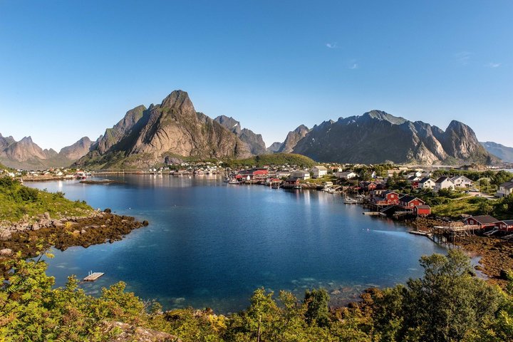 Faszinierende Landschaft auf den Lofoten