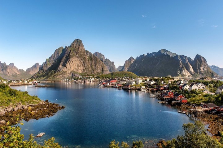 Faszinierende Landschaft auf den Lofoten