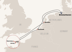 Routenkarte Nordstjernen für Reise NOR-20