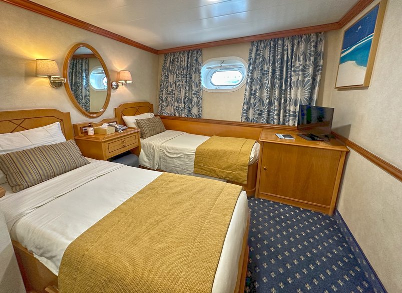 Kabinenkategorie B Zweibett auf dem Kreuzfahrtschiff Panorama II