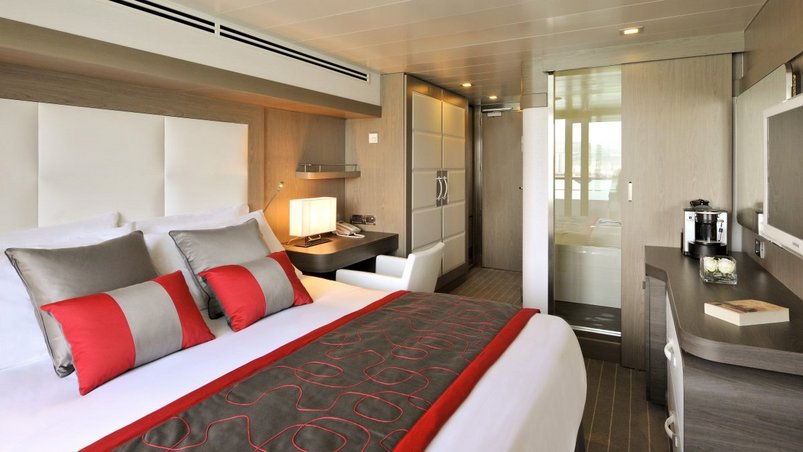 Kabine Deluxe an Bord der Le Boréal