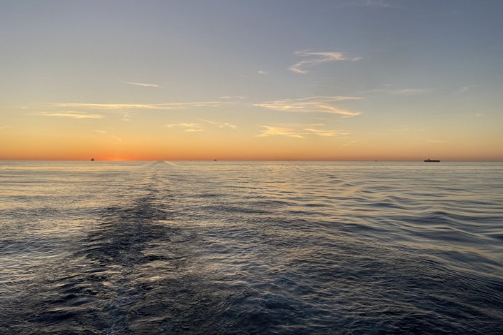Sonnenuntergang im Mittelmeer