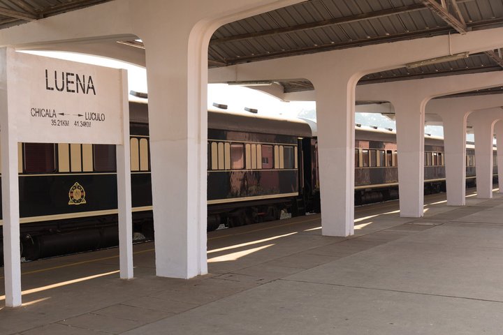 Bahnhof in Luena