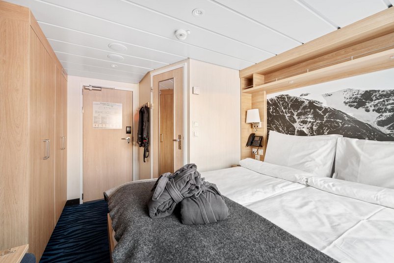 Aussenkabine auf der MS Spitsbergen