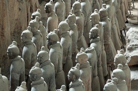 Die Terrakotta Armee in Xian Die Terrakotta Armee in Xian