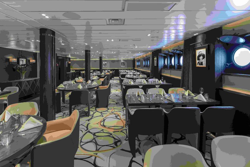 Restaurant auf dem Schiff "St. Helena"