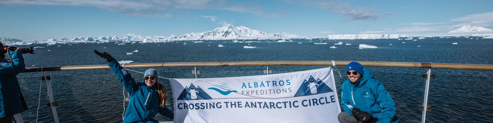 Überquerung des südlichen Polarkreises