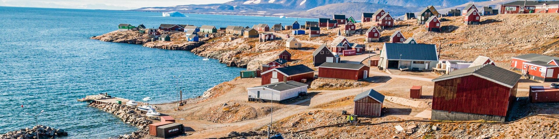 Dorf in Grönland