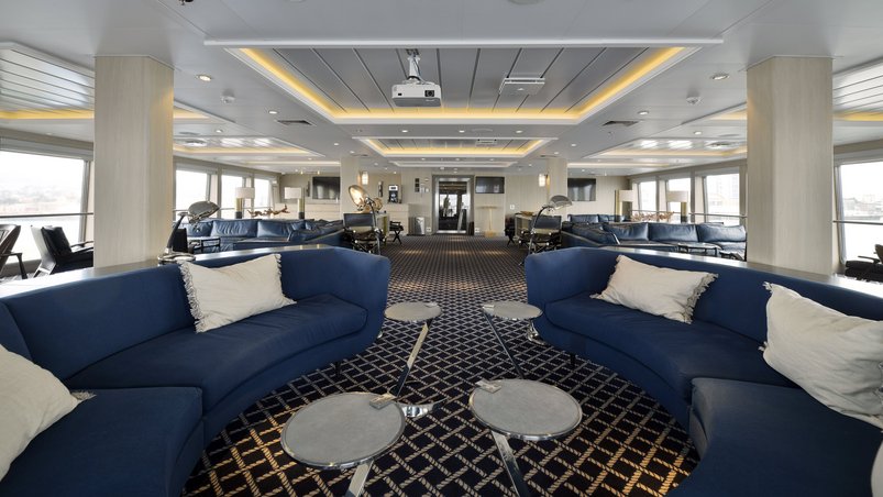 Sky Lounge auf Cruceros Australis Ventus Australis