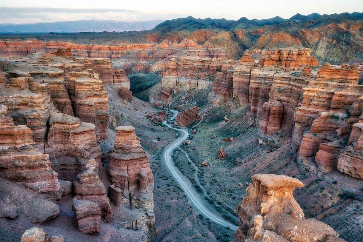 Scharyn-Canyon in Kasachstan