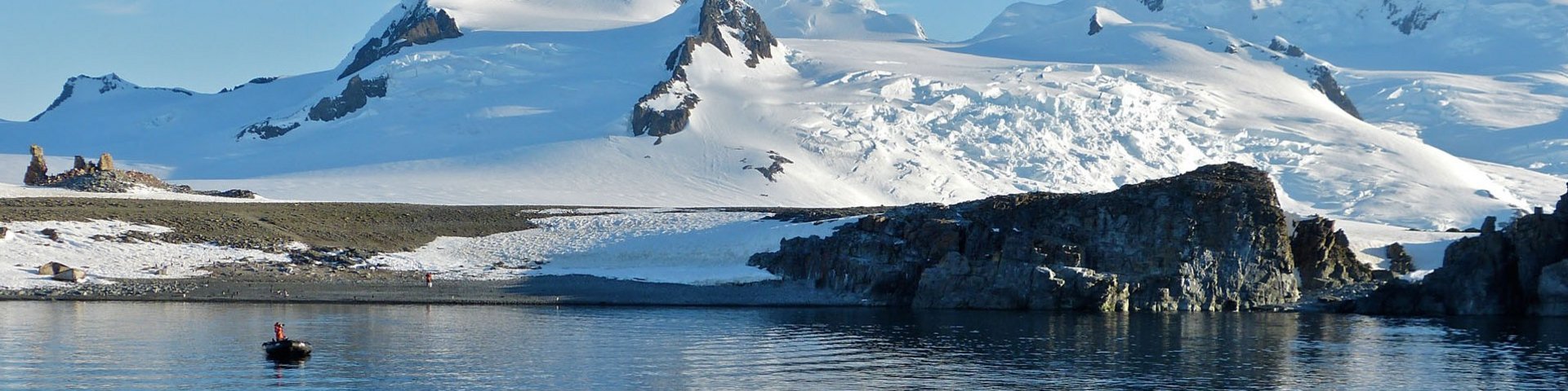 Zodiacanlandung in der Antarktis