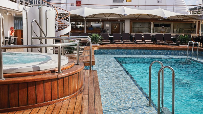 Aussenpool auf der Silver Wind