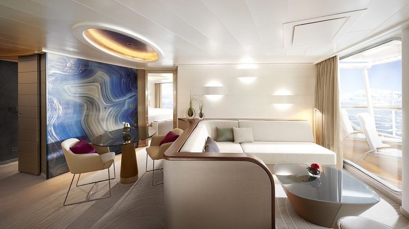 Grand Suite an Bord der Hanseatic nature