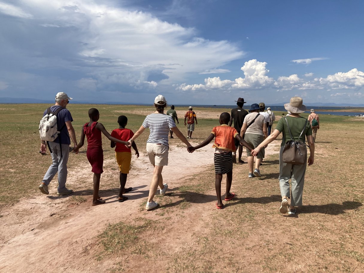 Fischerdorf in Simbabwe