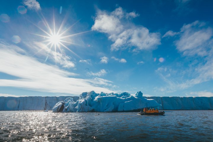 Gletscherfront in Spitzbergen