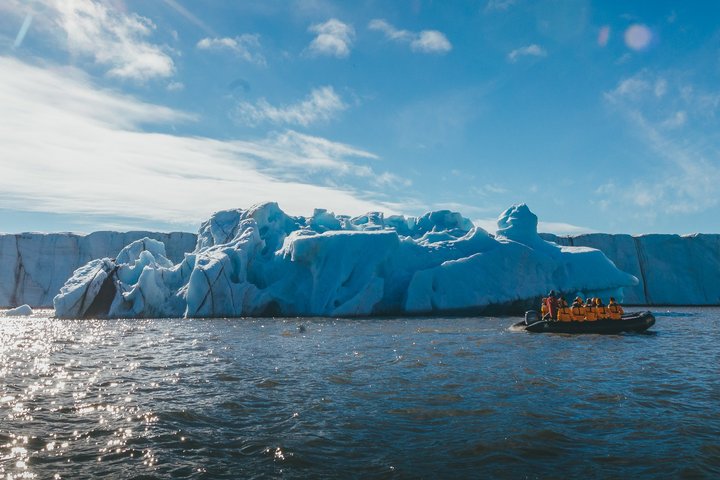 Gletscherfront auf Spitzbergen