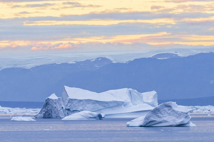 Eisscholle in Grönland