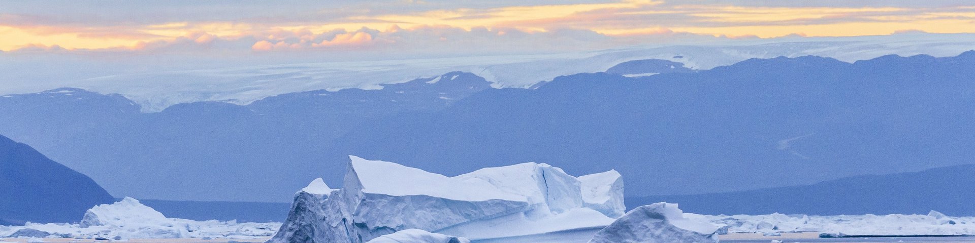 Eisscholle in Grönland