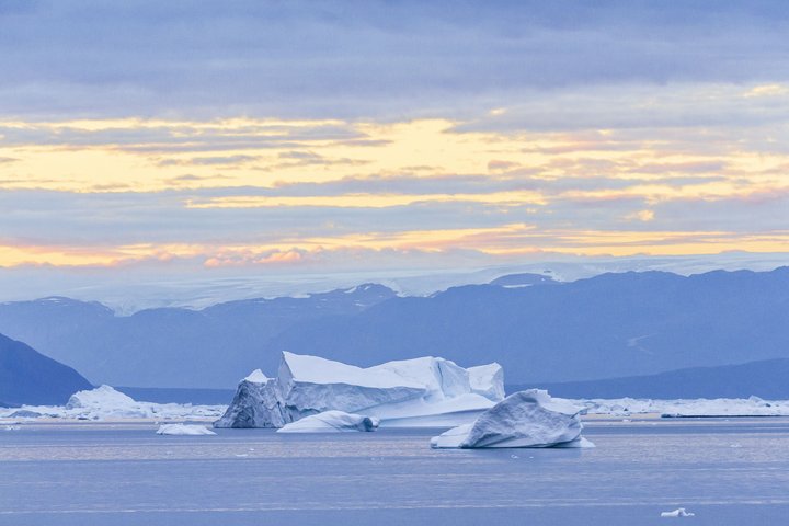 Eisscholle in Grönland