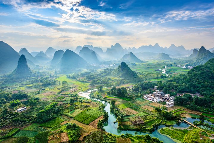 Karstlandschaft bei Yangshou