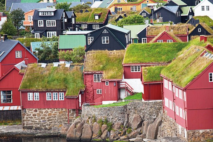 Farbige Häuser in Torshavn