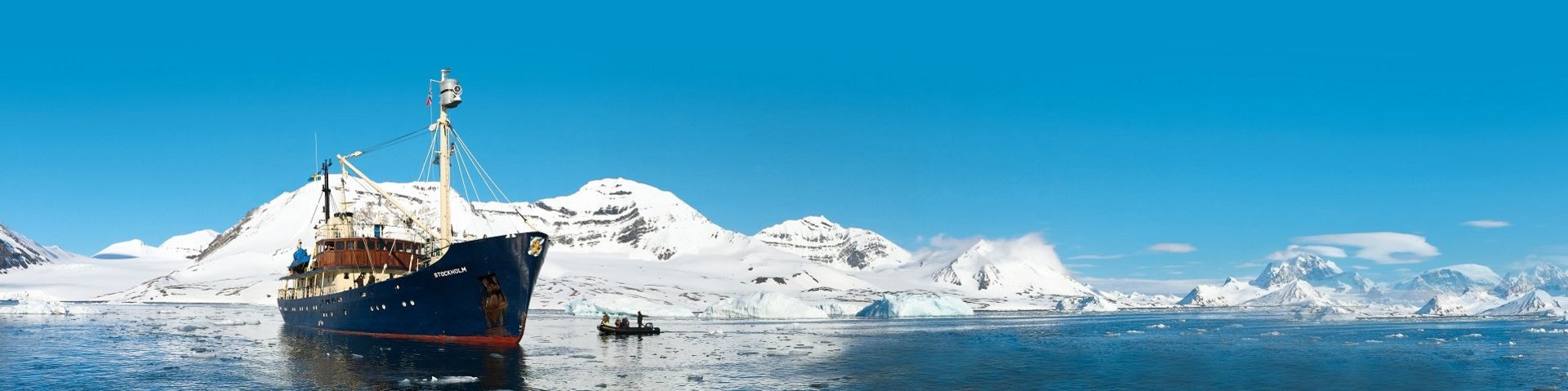 Wunderbare Landschaften in Spitzbergen