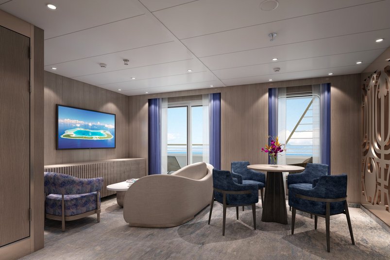 Wohnbereich der Presidential Suite