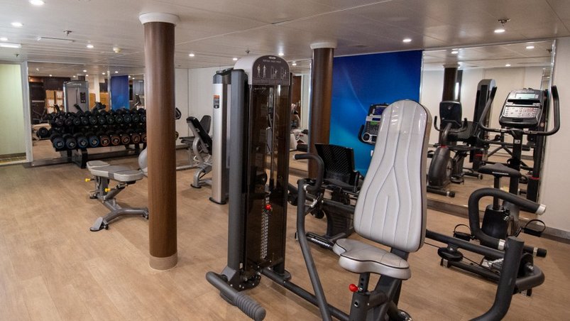 Fitnessraum auf der Ocean Atlantic