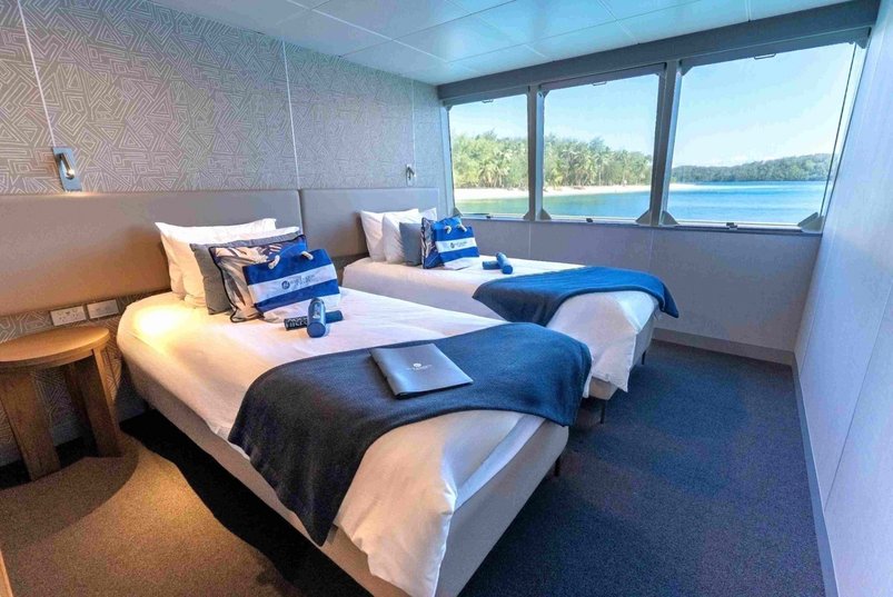 Zweibettkabine aus der Yasawa Princess II