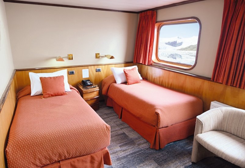 Skorpios III Aussenkabine mit Einzelbetten