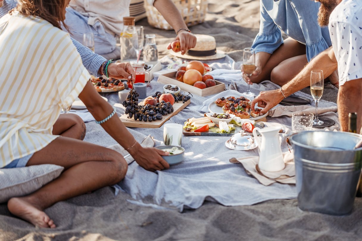 Essen am Strand Essen am Strand