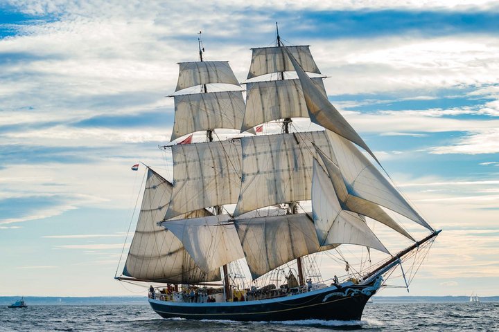 Segelschiff Morgenster unter Segel