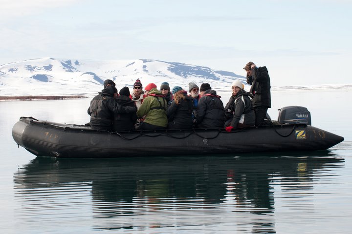 Landgang mit dem Zodiac