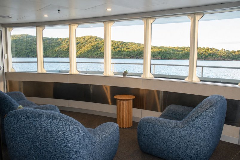 Lounge auf der Yasawa Princess II