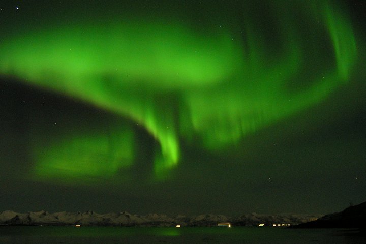 Nordlicht in der Arktis