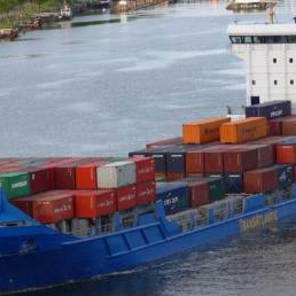 Frachtschiffreise von Holland entlang der französischen Küste