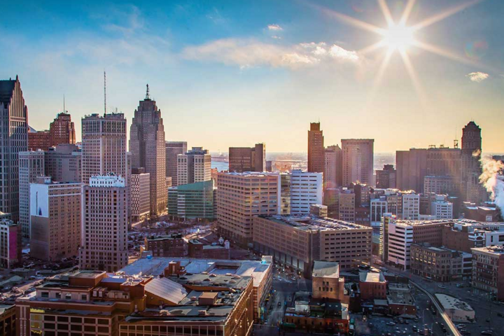 Skyline von Detroit Skyline von Detroit