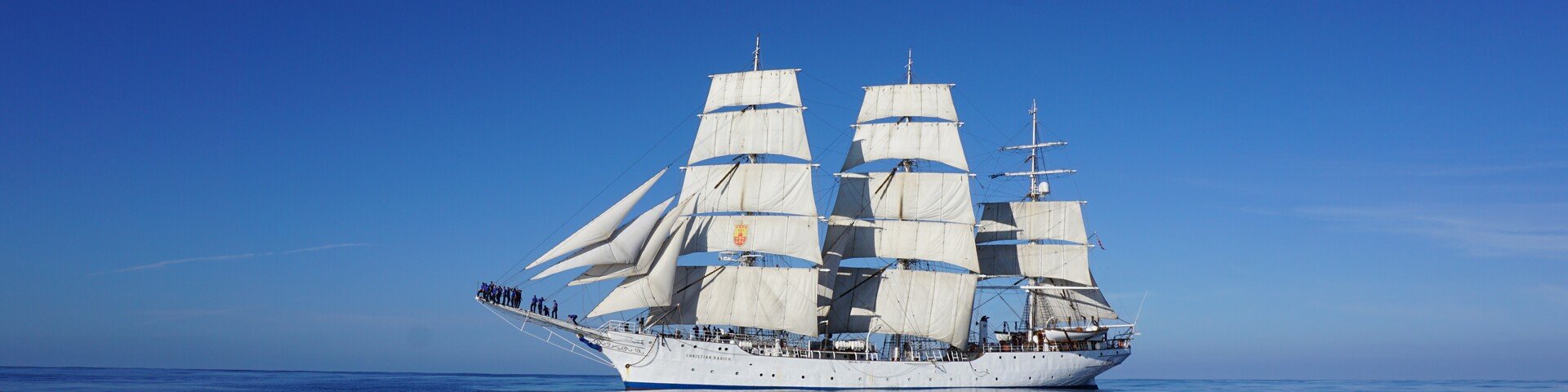 Christian Radich unter Segeln